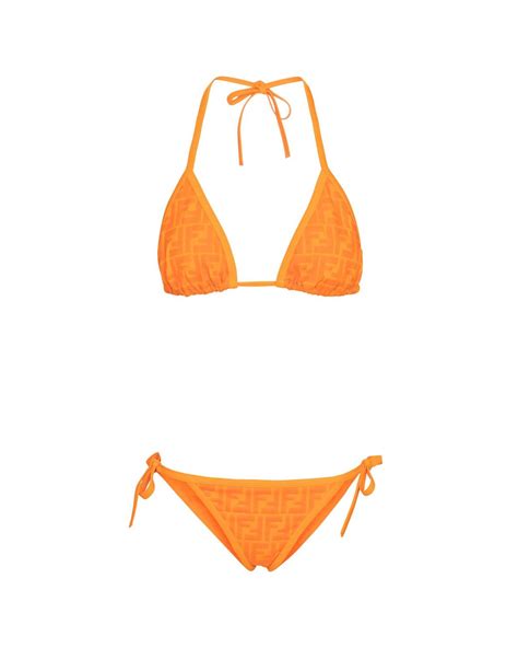 fendi bikini orange.